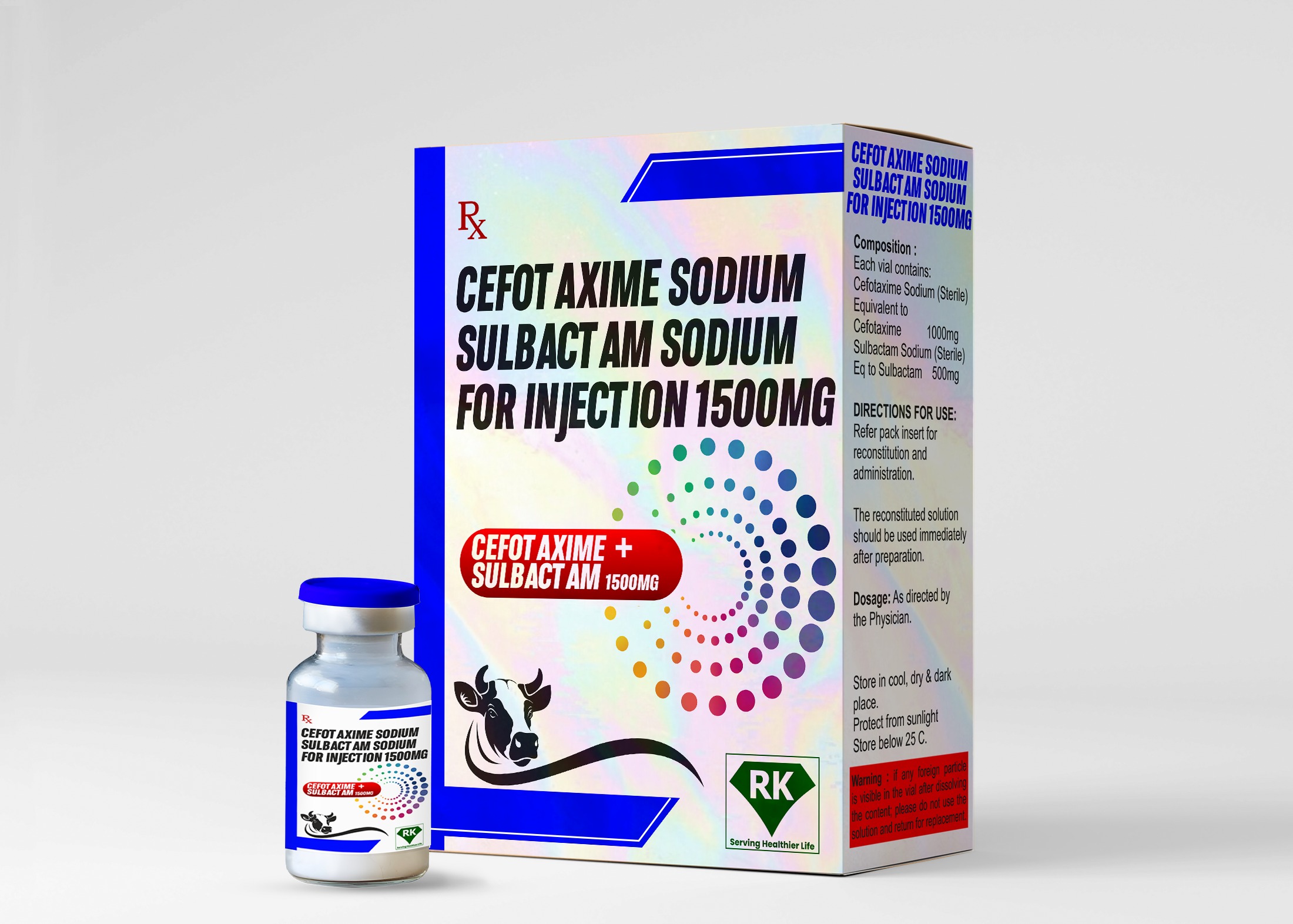 Cefotaxime Sodium & sulbactam for injection 1500mg